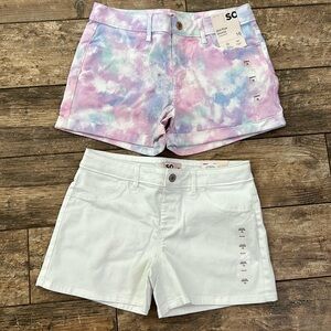 2 Pair of Girls Shorts